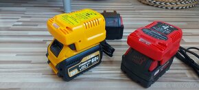 Mini nabíječky 230V, pro Aku DeWALT/ Milwaukee M18V. - 2