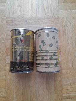 Retro plechovky ze 70. let - 2