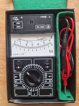 Analogový multimetr Metra PU-500 - 2