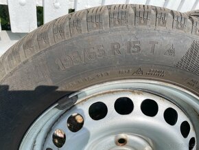 Prodám 2ks zimní kola VW Continental 195/65 R15 T - 2