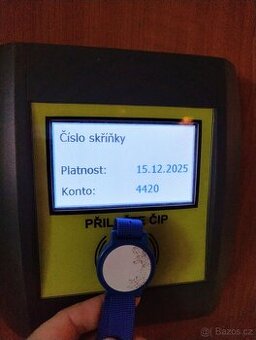 bazén Podolí - čipový náramek - 2