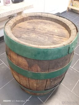 Dubový sud na pivo, Pivovar Vyškov 5000kč - 2