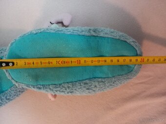 Dívčí bačkůrky teplé, stélka 19 cm - 2