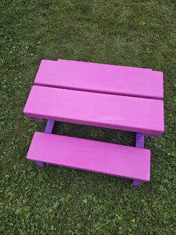 Dětská zahradní lavice - 2