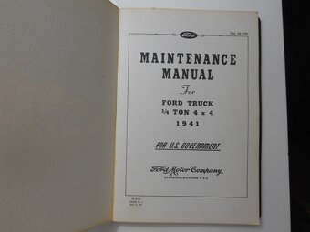 Jeep Ford GP manuál - 2