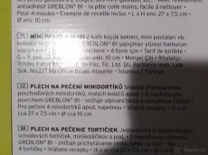 Plech na pečení mini dortíků Tchibo - 2