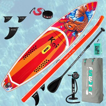 Surfboard Koi SUP PaddleBoard nafukovací 350x83x15cm FEATH-R - 2