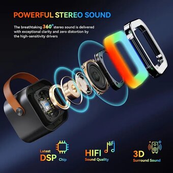 Přenosný Karaoke set (bluetooth) 2x mikrofon - 2