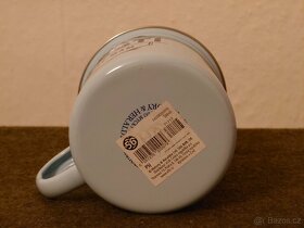 Albi Plechový hrnek s nápisem Štěstí 450 ml plecháček - 2