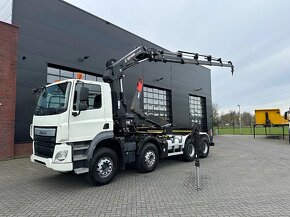 DAF CF460 8x4 - nosič kontejnerů s hydraulickou rukou - 2