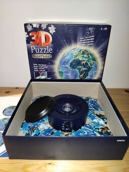 svítící 3D puzzleball globus 72 dílků Ravensburger - 2
