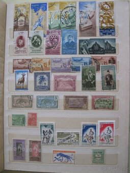 Album známky Afrika  , Pérové desky s listy Slovensko . - 2