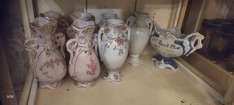 Starožitné vázičky porcelánka l znač. Royal Dux Bohemia - 2