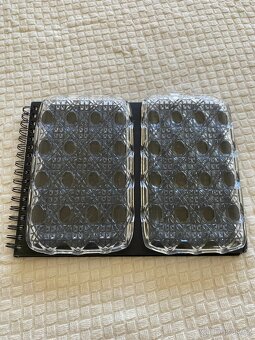 Skleněný servírovací tác 2ks - 2