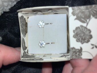 Naušnice z bílého zlata - 2