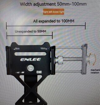 Cyklo držák na telefon, nový, nepoužitý - 2