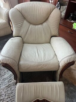 Kožena sedaci souprava - 2