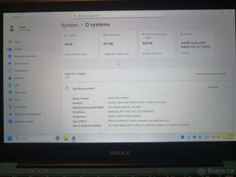 Prodám notebook UMAX - 2