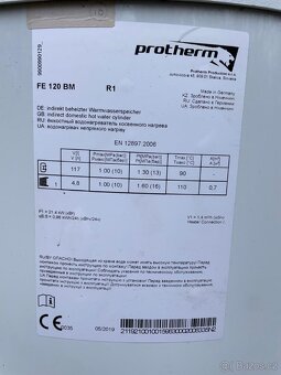 Prodam bojler Protherm FE120 BM - 2