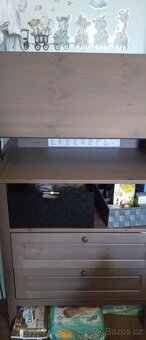 Přebalovací komoda Ikea +vanička+oblečení +set hnízdečko - 2