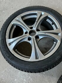 Prodám alu kola 17”5x112 se zimními pneutikami 225/45/17 - 2