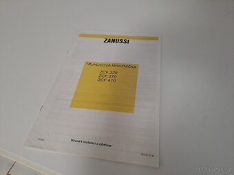 Velká truhlicová mraznička, objem cca 400 l, Zanussi ZCF 410 - 2