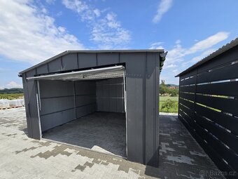 Plechová garáž 3x5 m - 2