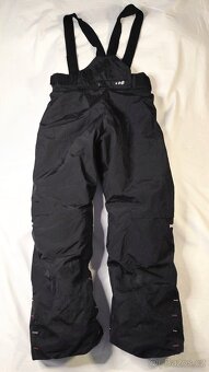 ČERNÉ LYŽAŘSKÉ KALHOTY-WEDZE, 8 let, 128 cm - 2