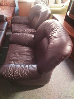 Kožená sedací souprava - 2