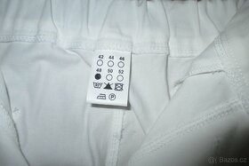 Bílé kalhoty dámské pracovní - 2