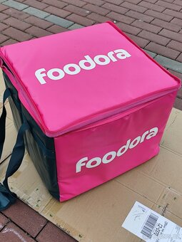 Thermo taška na kolo/skútr - originál Kurýrská foodora zacho - 2