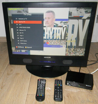TV LCD Sencor + Set tob box DVB-T2 Zircon HDMI - super stav - 2