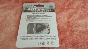 Čepičky ventilků pro zobrazení tlaku v pneu - 2