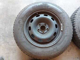 Škoda Octavia 1 - zachovalé disky 14 palců s pneu 3-5 mm - 2