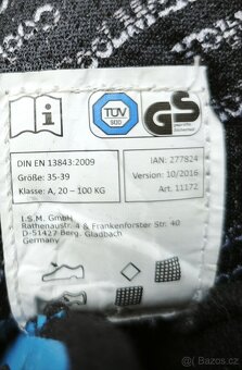 In-line brusle Crivit vel. 35-39 + chrániče k bruslím zdarma - 2