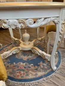 Prodám italský stůl a 4 židle od New Design Porte. - 2