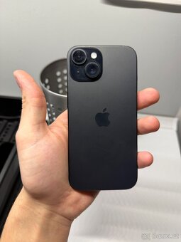 iPhone 15 - černý 128gb 76% - 2