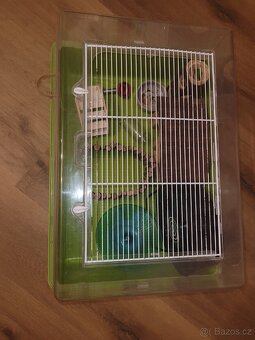 Klec pro křečka i zlatého velká plastová s vybavením a Zlín - 2