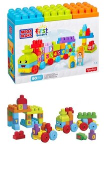 Mega Blocks First builder, Fisher price -vláček - 2