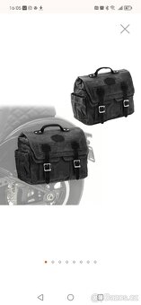 Moto brašny, boční textilní. - 2