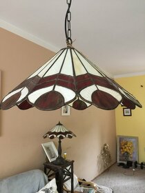 Lustr-stropní svitidlo-lampa- vitráž - 2
