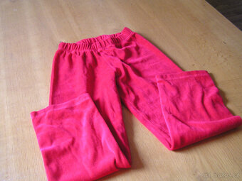 Dívčí kalhoty, tepláky 110 -118, legíny, nové - 2