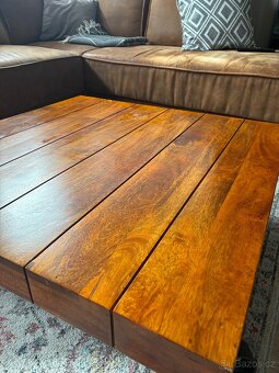 Konferenční stůl indický masiv - 2