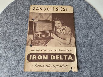 Starožitné prospekty a návody k rádiím - 2