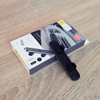 BASUES Double Clip Vehicle Mount Horizontal Type Black - 2