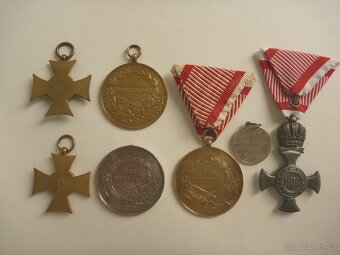RU konvolut medailí vyznamenání Franz Josef, Karel 1914 - 2