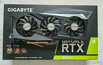 GIGABYTE GeForce RTX 3060 Ti GAMING OC 8GB - top stav,záruka - 2