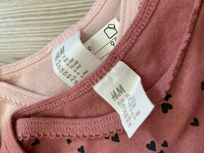 2x body tílko H&M, v. 74 NOVÉ - 2