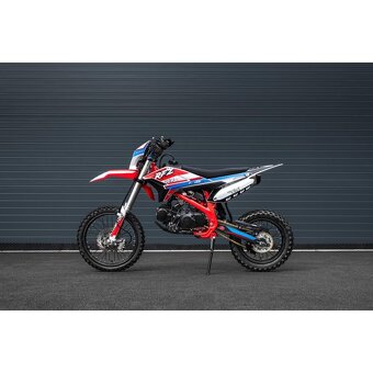 Pitbike Leramotors Thunder 125ccm, kola 17/14, červená - 2