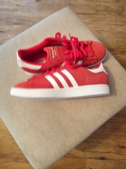 Červené boty Adidas Campus vel.46 2/3 - 2